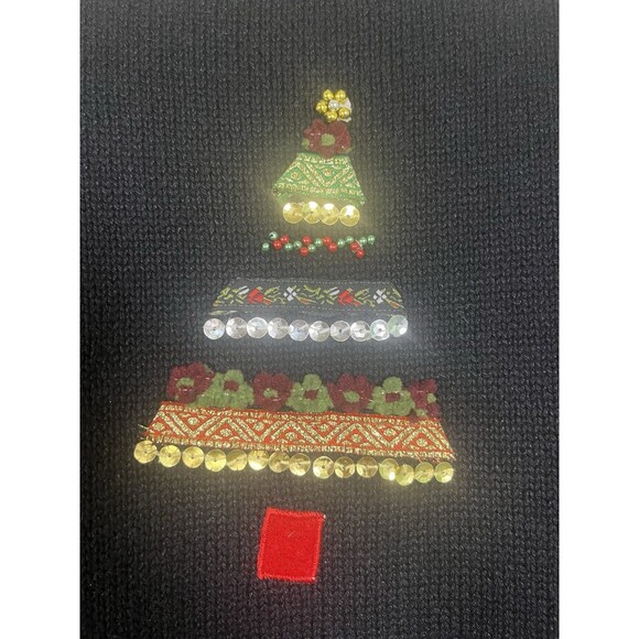 Original Studio Joy 90s Vintage Ugly Christmas Festive Holiday Sweater Vest XL - Picture 11 of 16